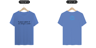 Nome do produto Camiseta Estonada Letra Unica Mensagem Tudo Vem No Tempo Certo
