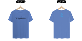 Nome do produto Camiseta Estonada Letra Unica Mensagem Silenciar é Tomar Partido