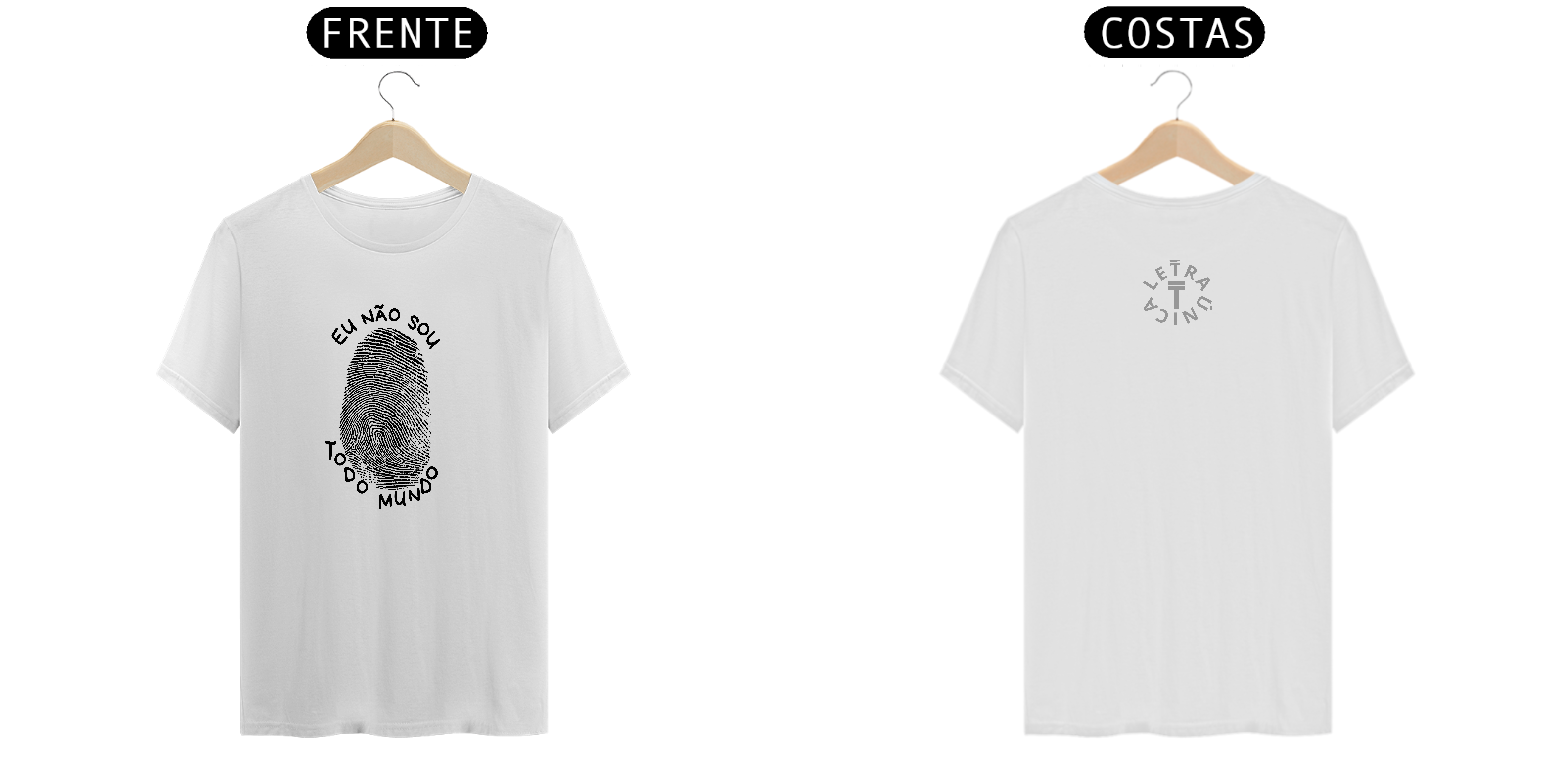 Camiseta Prime Letra Única Engajamento Eu Não Sou Todo Mundo