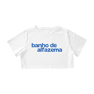 Nome do produto Cropped Letra Unica Baianidade Banho de Alfazema