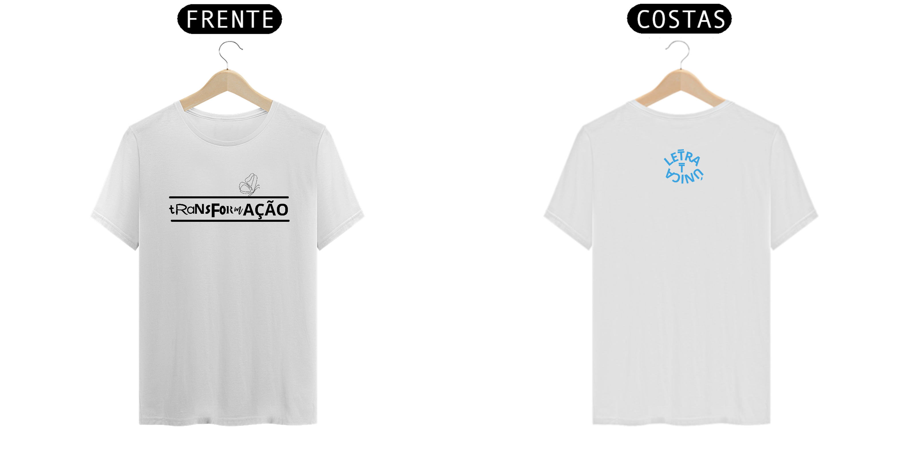 Camiseta Prime Letra Unica Mensagem Transformação