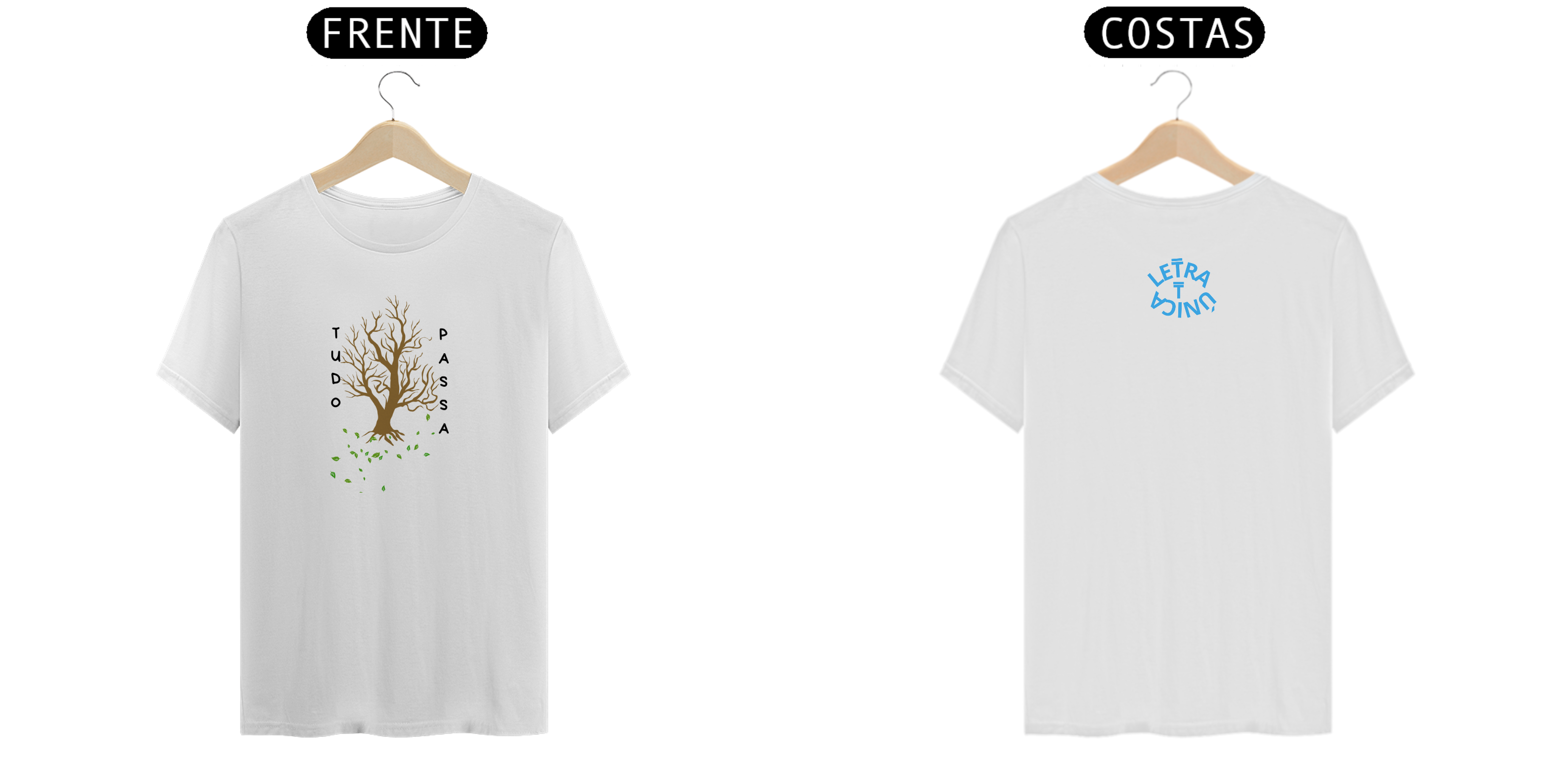 Camiseta Prime Letra Unica Mensagem Tudo Passa