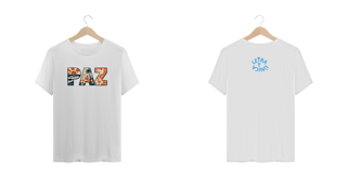 Nome do produto Camiseta Prime Letra Unica Plus Size Paz I