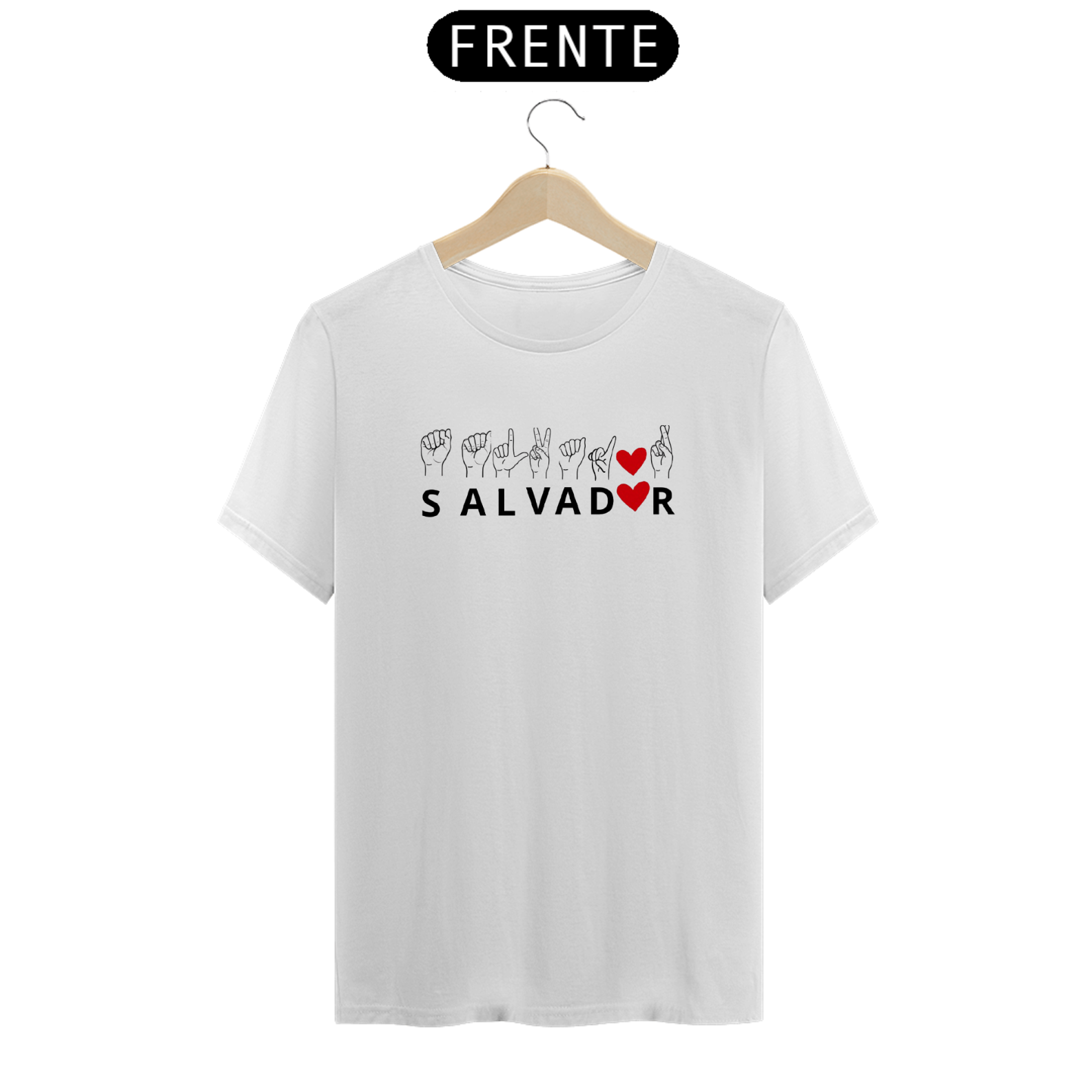 Camiseta Prime Letra Unica Baianidade Salvador