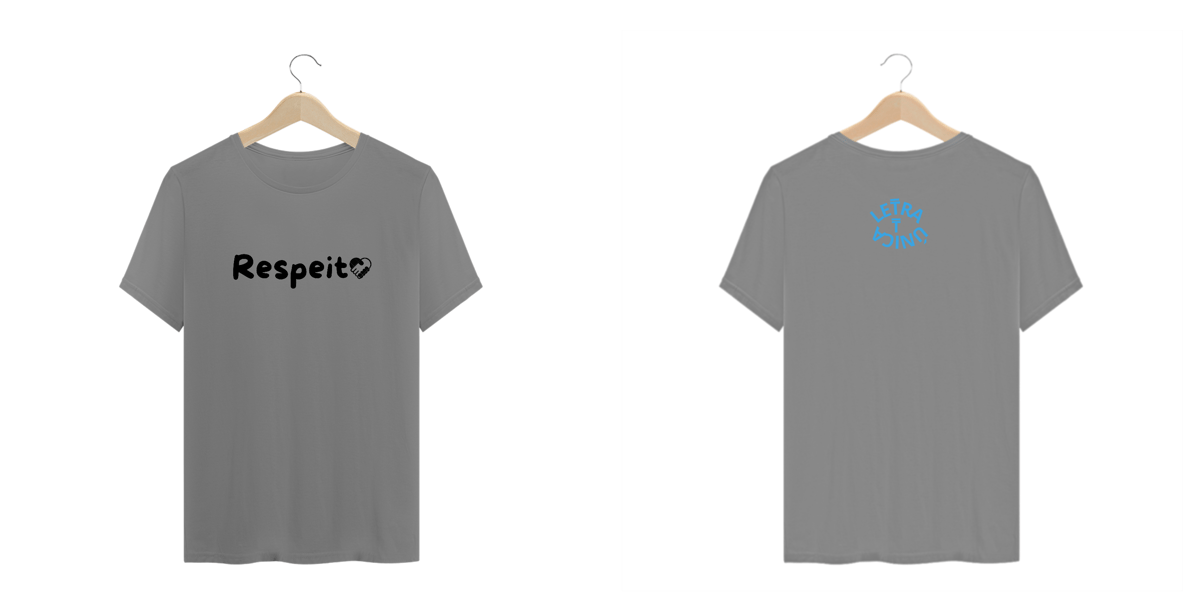 Nome do produto: Camiseta Prime Plus size Engajamento Respeito