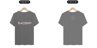 Nome do produto Camiseta Estonada Letra Única Engajamento Racismo