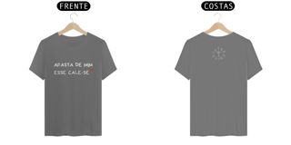 Nome do produto Camiseta Estonada Letra Única Engajamento Afasta de Mim Esse Cale-se
