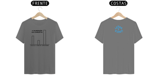 Nome do produto Camiseta Estonada Letra Unica  Mensagem A Valorização Das Conquistas