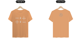 Nome do produto Camiseta Estonada Letra Única Mensagem Menos é Mais 