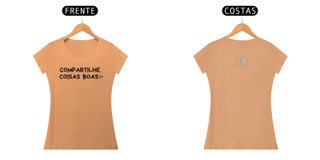 Nome do produto Baby Look Estonada Letra Única Compartilhe Coisas Boas