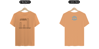 Nome do produto Camiseta Estonada Letra Unica  Mensagem A Valorização Das Conquistas