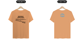 Nome do produto Camiseta Estonada Letra Unica Engajamento  Não Tenha Medo