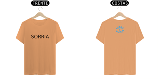 Nome do produto Camiseta Estonada Letra Unica Mensagem Sorria