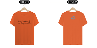 Nome do produto Camiseta Prime Letra Unica Mensagem Tudo Vem no Tempo Certo