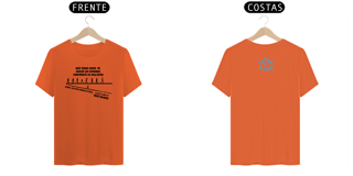 Nome do produto Camiseta Prime Letra Unica Mensagem Não Tenha Medo