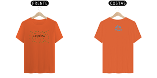Nome do produto Camiseta Prime Letra Unica Mensagem Leveza