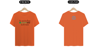 Nome do produto Camiseta Prime Letra Unica Mensagem Em Caso de Estresse Escute Música