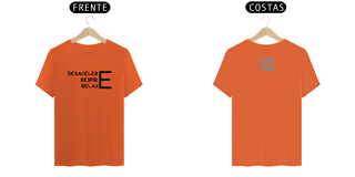 Nome do produto Camiseta Prime Letra Unica Mensagem Desacelere Respire Relaxe