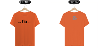 Nome do produto Camiseta Prime Letra Unica Mensagem Confia