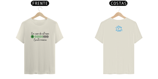Nome do produto Camiseta Prime Letra Unica Mensagem Em Caso de Estresse Escute Música