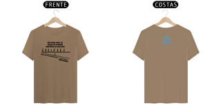 Nome do produto Camiseta Prime Letra Unica Mensagem Não Tenha Medo
