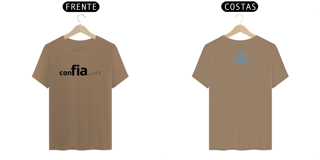 Nome do produto Camiseta Prime Letra Unica Mensagem Confia