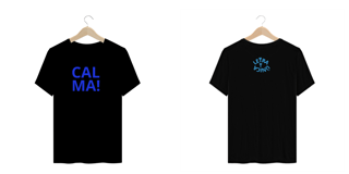 Nome do produto Camiseta  Prime Plus Size Letra Unica Calma