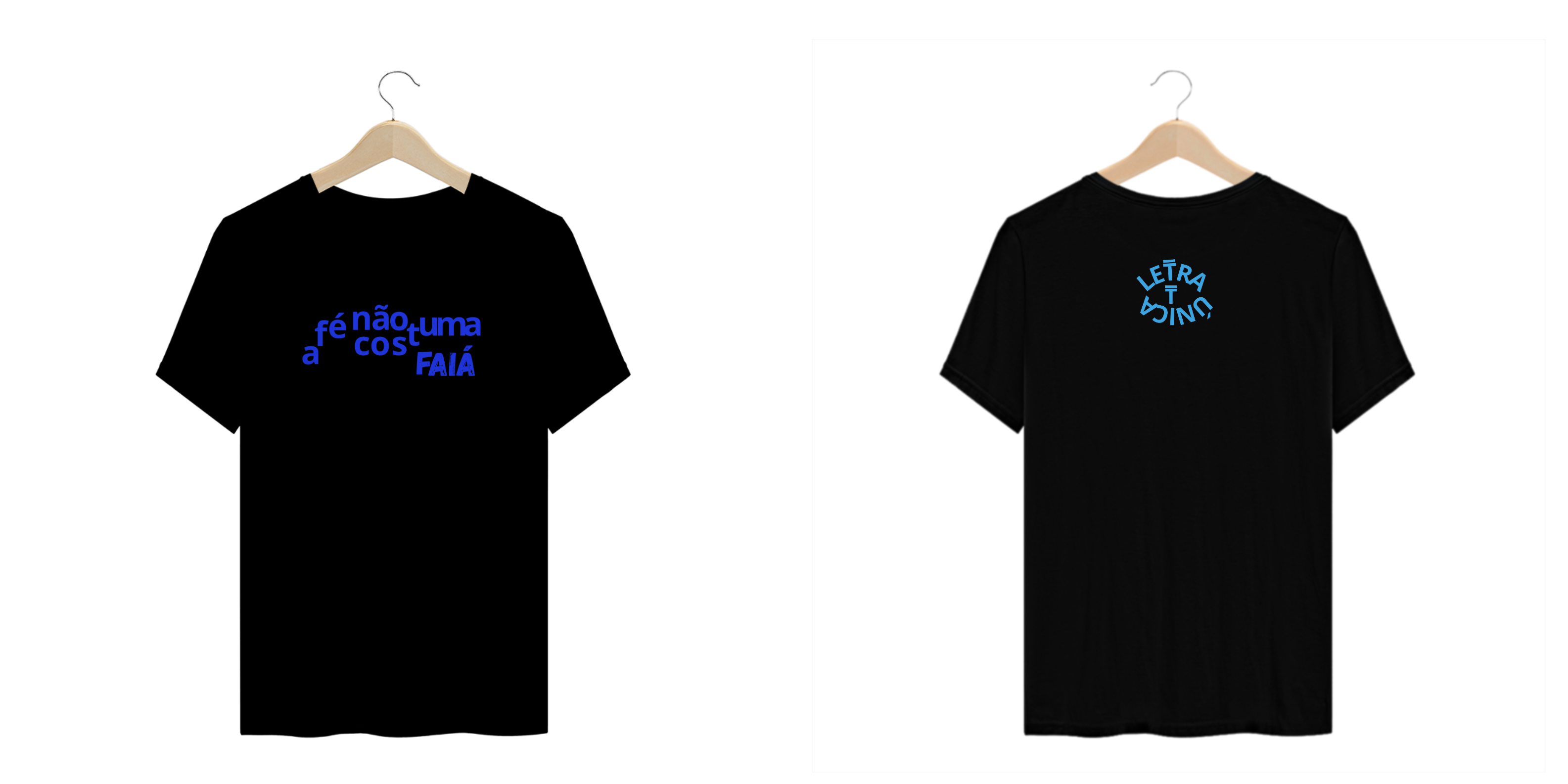 Camiseta Prime Letra Unica Plus Size A Fé