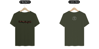 Nome do produto Camiseta Prime Letra Única Não ao Racismo 2
