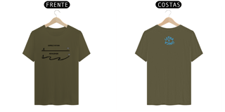 Nome do produto Camiseta Letra Unica Mensagem Expectativa Realidade