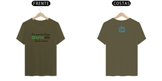 Nome do produto Camiseta Prime Letra Unica Mensagem Em Caso de Estresse Escute Música