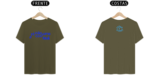Nome do produto Camiseta Prime Letra Unica Mensagem A Fé Não Costuma Faiá