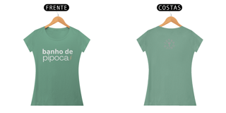 Nome do produto Baby Look Estonada Letra Única Baianidade Banho de Pipoca