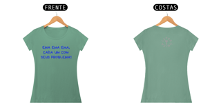 Nome do produto Baby Look Estonada Letra Única Ema Ema Ema