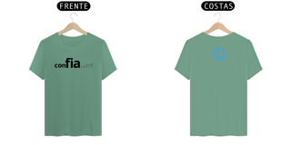 Nome do produto Camiseta Estonada Letra Unica Mensagem Confia