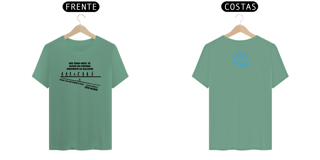 Nome do produto Camiseta Estonada Letra Unica Engajamento  Não Tenha Medo