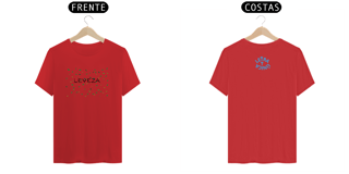 Nome do produto Camiseta Prime Letra Unica Mensagem Leveza
