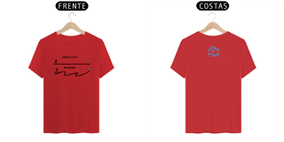 Nome do produto Camiseta Prime Letra Unica Mensagem Expectativa Realidade F