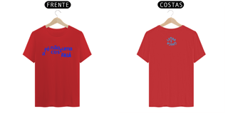 Nome do produto Camiseta Prime Letra Unica Mensagem A Fé Não Costuma Faiá