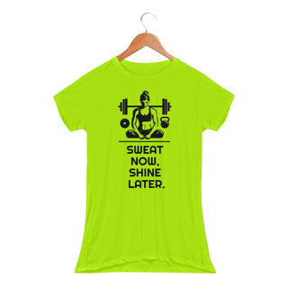 Nome do produto Camiseta feminina Dryfit BabyLong - Fitness girl