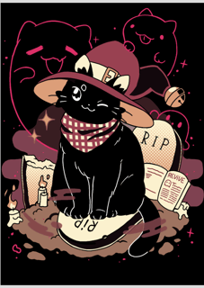 Nome do produto Poster gatinho e seus amigos