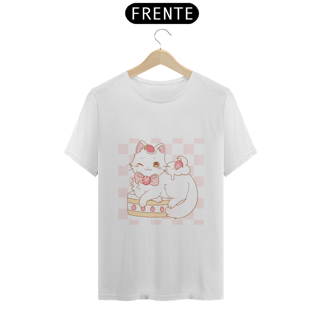 Nome do produto T-Shirt gatinho bolo de morango