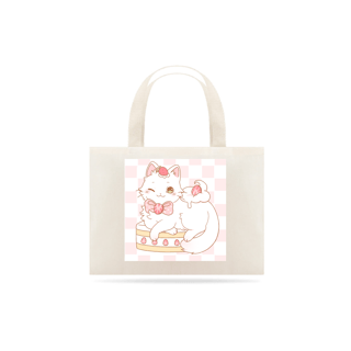 Nome do produto Ecobag gatinho bolo de morango