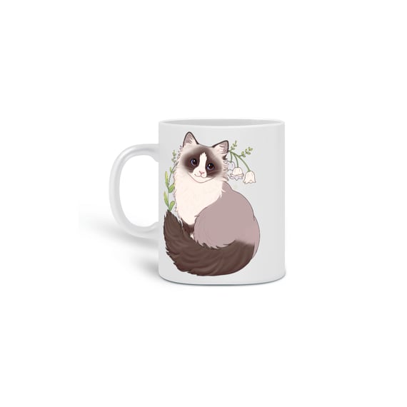 Caneca Gatinho Ragdoll