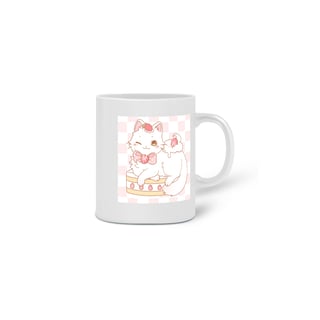 Nome do produto Caneca gatinho bolo de morango