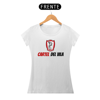 Nome do produto Camisa feminina escudo e nome Cartel Del Vila