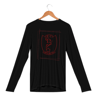 Nome do produto Camisa manga longa Cartel Del Vila escudo vermelho