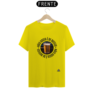 Nome do produto Camiseta “Nóis Gosta É de Boteco” com imagem de um Copo americano de Cerveja.