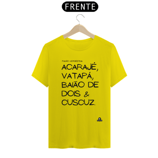 Nome do produto Camiseta de gastronomia 