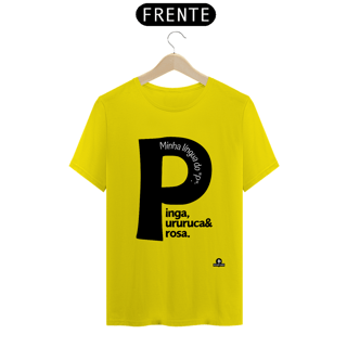 Nome do produto Camiseta engraçada com a letra 
